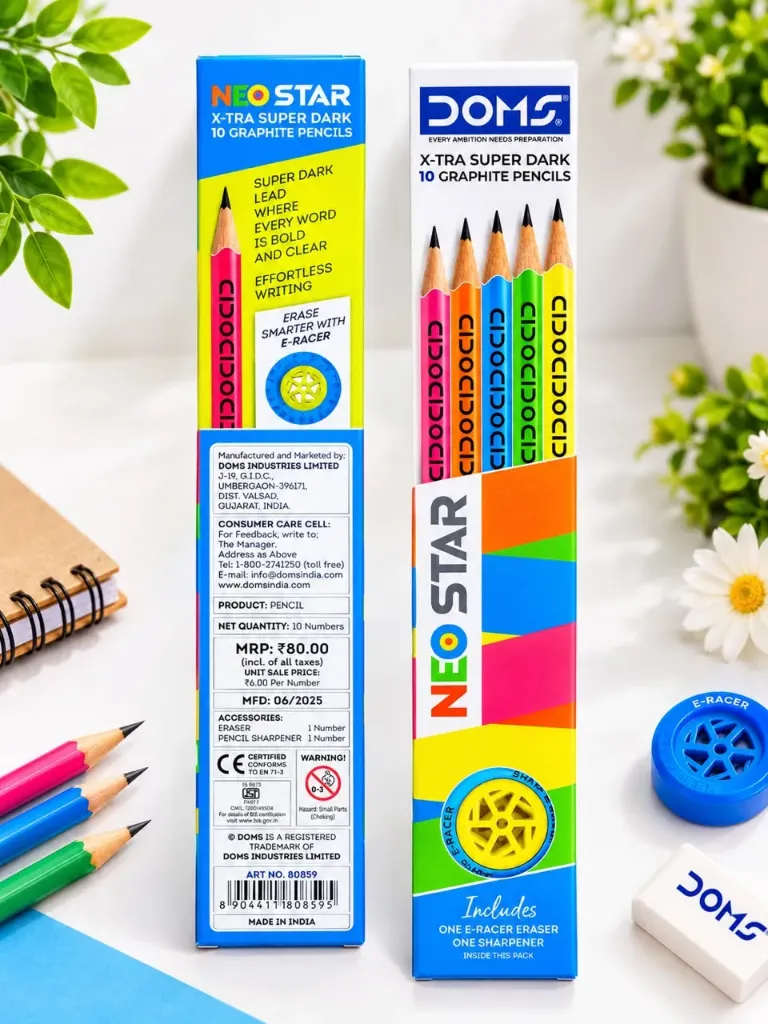 DOMS NEO STAR PENCIL 10 PCS PACK