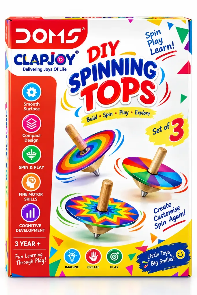 DOMS Clapjoy DIY Spinning Tops