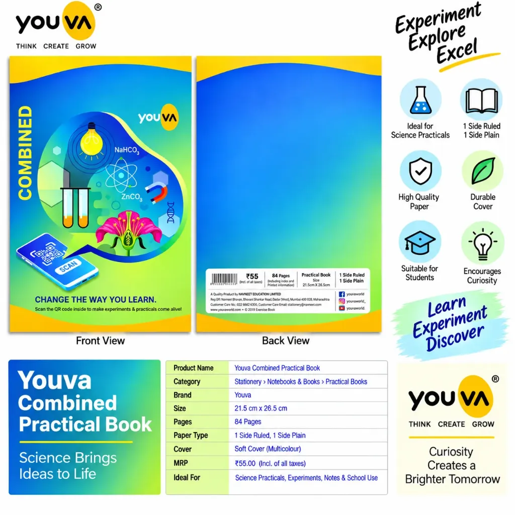 Youva Combined Practical Book – 84 Pages