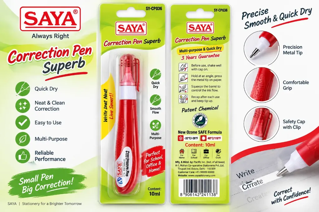SAYA Correction Pen Superb – 10 ml (SY-CP036)