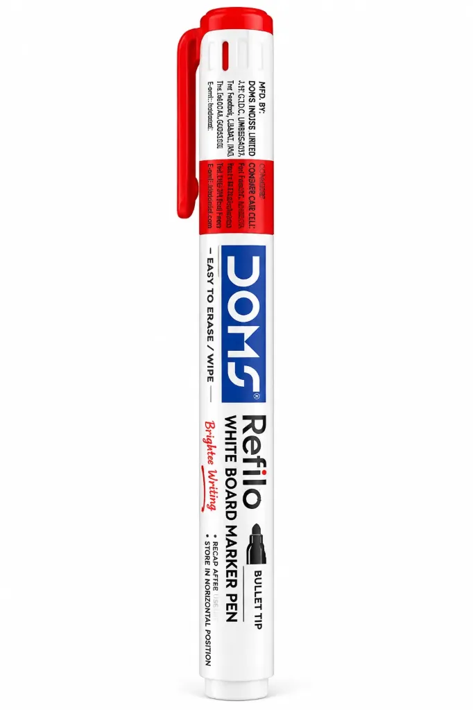 DOMS Refillo Whiteboard Marker Pen – Red