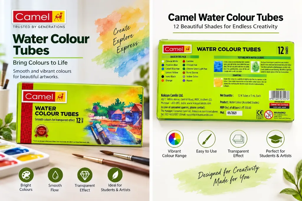 Camel Oil Pastels – 25 Shades | Rich & Intermixable Colours