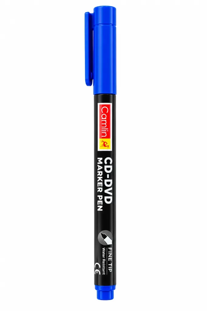 Camlin CD-DVD Marker Pen – Blue, Fine Tip