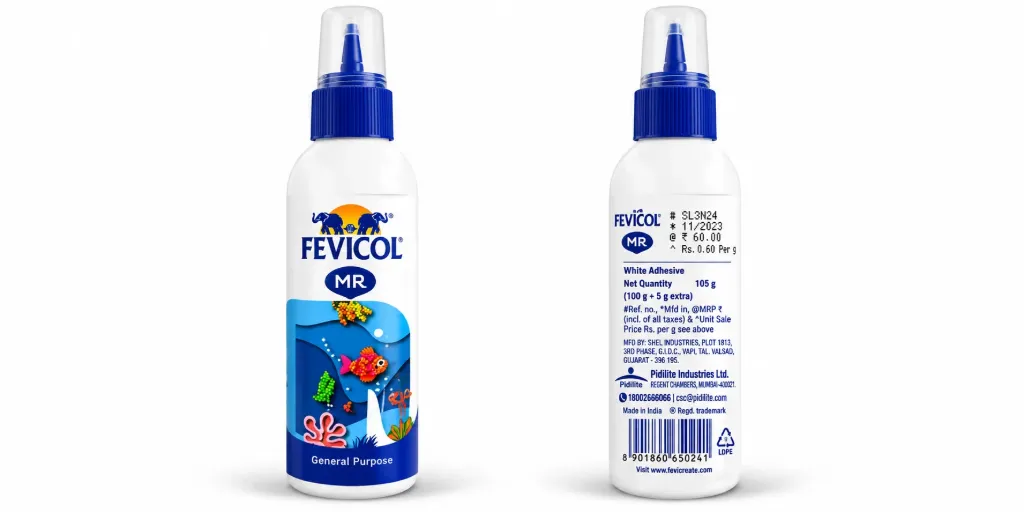 Fevicol MR General Purpose White Adhesive Glue – 105g (100g + 5g Extra)